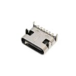Devremarkt Type-C Usb Soket 6 Pin Smd Usb 3.1 Cep Telefonu Elektronik Cihaz Usb Port Konnektör Şarj Soketi Dişi