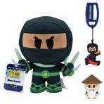 DevSeries Ninja Legends Collector Bundle - Yeşil Ninja Peluş, Sensei Squooshems ve Skyraider Askı ile Üç Özel Sanal Öğe Kodu