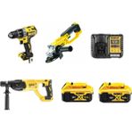 DEWALT DCD791NT + DCG412NT + DCH133NT + 2 X 5 AH AKÜ + ŞARJ CİHAZI