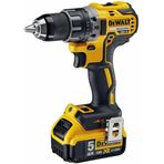 Dewalt DCD796P2 2x5 Ah Akülü Vidalama kömürsüz siyah/sarı