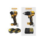 Dewalt DCD805NT Darbeli Matkap + DCF850N Torklu Vidalama + 2 Akülü Ikili Set