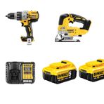 DEWALT DCD996NT + DCS334NT + 2 X 5 AH AKÜ + ŞARJ CİHAZI