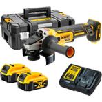 Dewalt DCG405P2 125 mm 18V 5.0Ah Li-Ion Kömürsüz Çift Akülü Taşlama