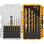 Dewalt DW1354 14 Parçalı Titanyum Matkap Ucu Seti, Gümüş, - Renkli