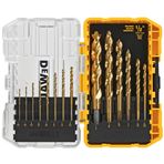 DEWALT DW1354 14 parçalı titanyum matkap ucu seti, gümüş,