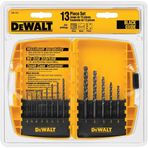 DEWALT Pilot Noktalı Siyah Oksit Matkap Ucu Seti, 13 Parça (DW1163)