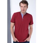 Dewberry 2090001T8564 Bordo Erkek T-shirt