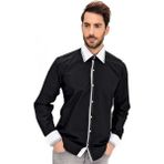 Dewberry Erkek G631 Gömlek - Siyah - 3XL