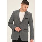 Dewberry Erkek Klasik Yaka Casual Şık Rahat Kalıp Blazer Ceket