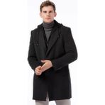 Dewberry Erkek Palto %70 Yün - 30 Polyester Antrasit Renkli 2 XL Beden Şık Tasarım - 2XL