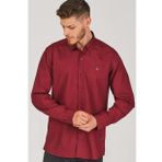 Dewberry G725 Koyu Bordo Erkek Gömlek