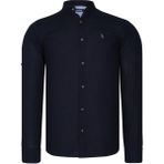Dewberry G784 Dewberry Hakim Yaka Erkek Gömlek-Lacivert - XL