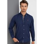 Dewberry G974 Dewberry Erkek Gömlek-Lacivert - 2XL