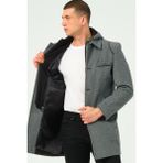 Dewberry PLT8335 Gri Erkek Palto