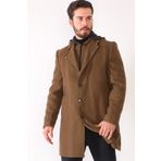 Dewberry Plt8376 Camel Erkek Palto