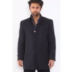 Dewberry Plt8387 Lacivert Desenli Erkek Palto