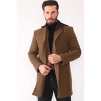 Dewberry PLT8395 Camel Battal Erkek Palto