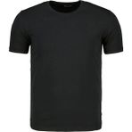 Dewberry T8569 Bisiklet Yaka Erkek T-Shirt-Koyu Siyah - 2XL