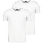 Dewberry T8569 İkili Set Bisiklet Yaka Erkek T-Shirt-Kar Beyaz- Kar Beyaz - 2XL