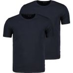 Dewberry T8569 İkili Set Bisiklet Yaka Erkek T-Shirt-Koyu Lacivert - Koyu Lacivert - 2XL