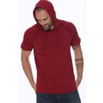 Dewberry T8570 Kapüşonlu Bordo Erkek T-shirt