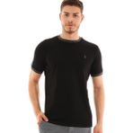 Dewberry T8584 Dewberry Erkek T-Shirt-Siyah