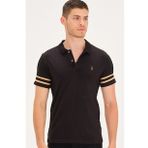 Dewberry T8585 Siyah Camel Erkek T-Shirt
