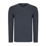 Dewberry T8587 Açık Antrasit Erkek Uzun Kol T-Shirt