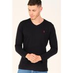 Dewberry T8587 Kömür Siyah Erkek Uzun Kol T-Shirt