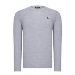 Dewberry T8588 Açık Gri Erkek Uzun Kol T-Shirt