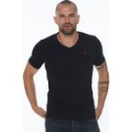 Dewberry Üçlü Set T8568 V Yaka Erkek T-Shirt-Lacivert - XL