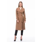 Dewberry Z6645 Camel Kadın Palto