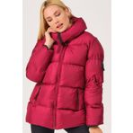 Dewberry Z6682 Bordo Kadın Mont
