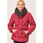 Dewberry Z6683 Bordo Kadın Mont