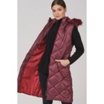 Dewberry Z6717 Bordo Kadın Yelek