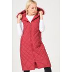 Dewberry Z6718 Açık Bordo Kadın Yelek