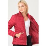 Dewberry Z6746 Bordo Kadın Mont