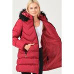Dewberry Z6759 Bordo Kadın Kaban