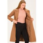 Dewberry Z6765 Camel Kadın Palto