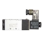 DEWIN 12V Pnömatik Solenoid Valf, Pnömatik Elektrikli Solenoid Valf 4V110-06 5 Yollu 2 Pozisyon Kontrolü Hava Manyetik Valf DC12V
