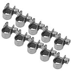 DEWIN Hortum Kelepçesi - Hortum Kelepçesi Paslanmaz Çelik Mini Yakıt Hattı Boru Kelepçesi Klipsi 6 mm-20 mm İsteğe Bağlı Boyut 10 Adet (7-9 mm)
