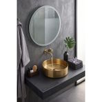 Dewist Tezgâh Üstü Çanak Lavabo – 37 cm Paslanmaz Çelik – [renk Seçeneği: Gold, Siyah, Mat Krom] – Modern Yuvarlak Tasarım