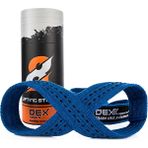 Dex Supports Ağırlık Kaldırma Kayışı , Halter Kayışı Fitness Crossfit 8 Loop Lifting Straps Mavi Pro 2'li Paket - Standart