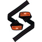 Dex Supports Ağırlık Kaldırma Kayışı Pro Lifting Straps ( Siyah-Turuncu ) 2'li Paket - Standart