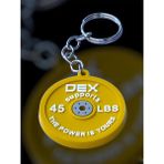 Dex Supports Fitness Ağırlık Plakası Minyatür Anahtarlık Silikon Model - Sarı