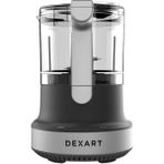 Dexart FlyBlade Active Lifting Doğrayıcı 2 Bıçaklı Paslanmaz Çelik Siyah Renkli Plastik Hazneli - Gri - Siyah