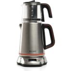 Dexart Perfecttea Dijital Çay Makinesi 1 lt Cam Demlik Kapasiteli Metal Inox Renk