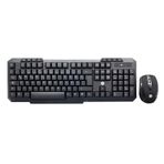 Dexim DKM004 KM-317 Slim Serisi Siyah Kablosuz Klavye Mouse Seti