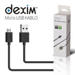 Dexim DWA107 Micro USB Şarj Data Kablosu