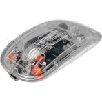 Dexim Wireless 2.4ghz & Bluetooth Kablosuz Şarj Edilebilir Şeffaf Sessiz Mouse - DMA025 - Beyaz